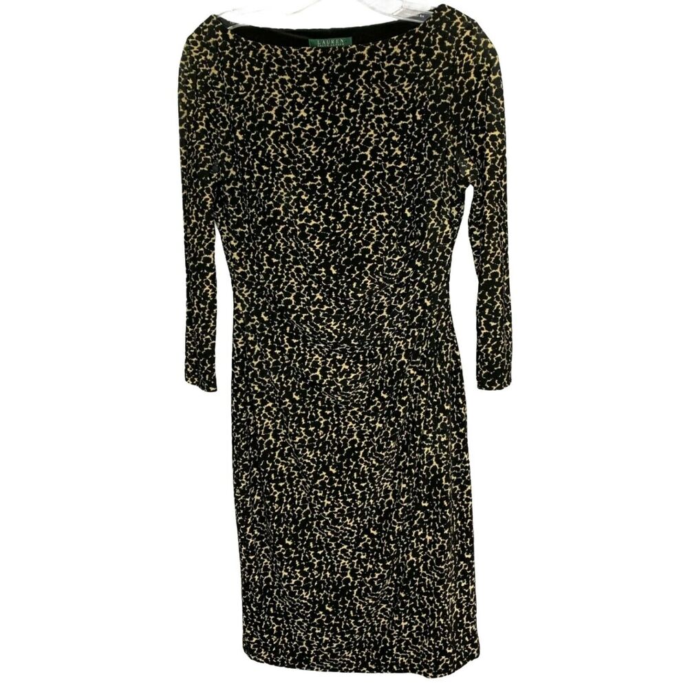 Lauren‎ Ralph Lauren Dress Animal Print Midi 4